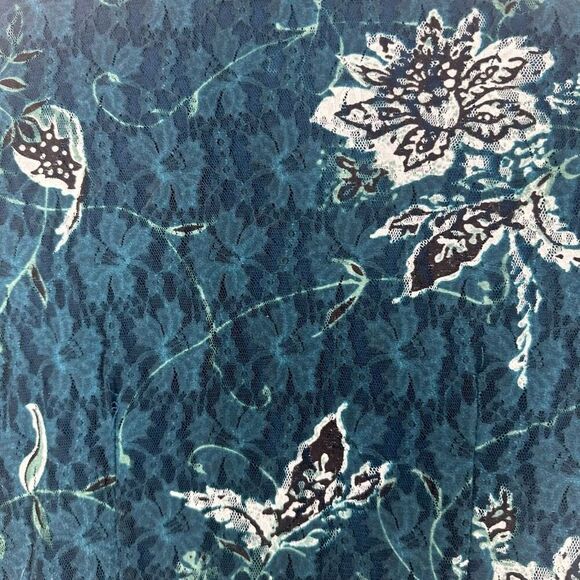 Vintage Y2K INC International Concepts Women's‎ Lace Button Front Blouse Medium - Picture 6 of 10